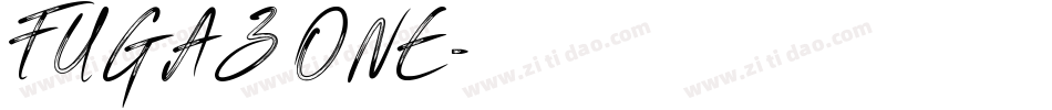 FUGAZ ONE字体转换